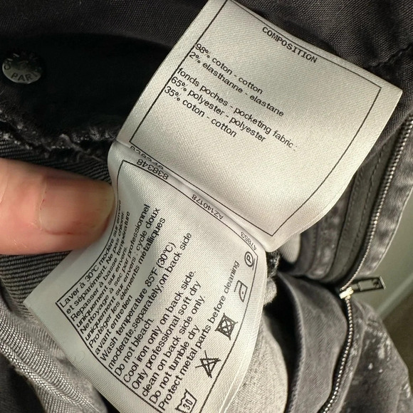 CHANEL Charcoal Skinny Jeans SZ FR 40, US 6 - Picture 10 of 15